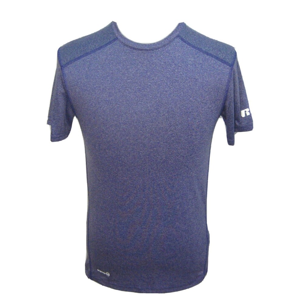 RUSSELL Men's (Size Small) Purple Short Sleeve Reflective Running T-Shirt